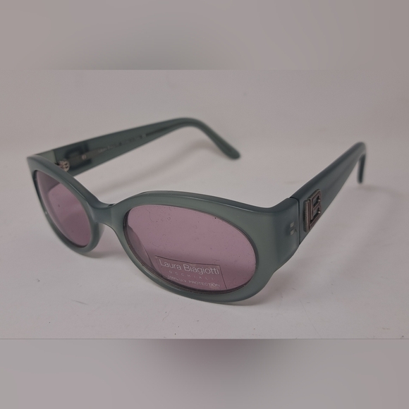 Laura Biagiotti Accessories - NWT Laura Biagiotti Vintage Sunglasses Green Translucent Pink Y2K 52-19-130